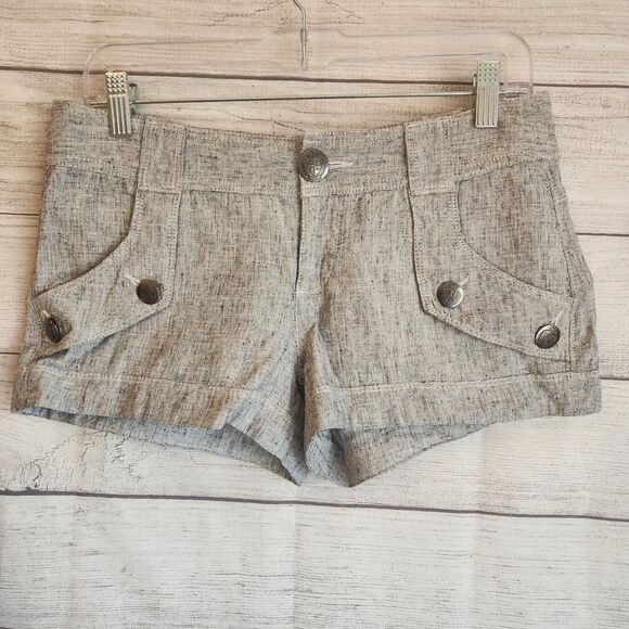 EXPRESS SHORTS womens size 2 sailor hot pants booty low rise linen blend NWT - Picture 1 of 10
